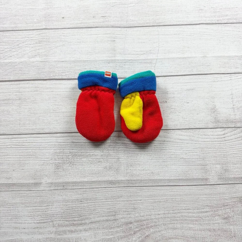 LEGO Wear Toddler Fleece Mittens Warm Winter Gloves 12-24 Months